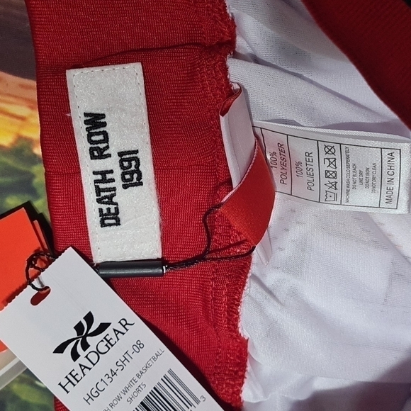 Death Row Records Basketball Shorts Size XL NWT - Picture 5 of 8
